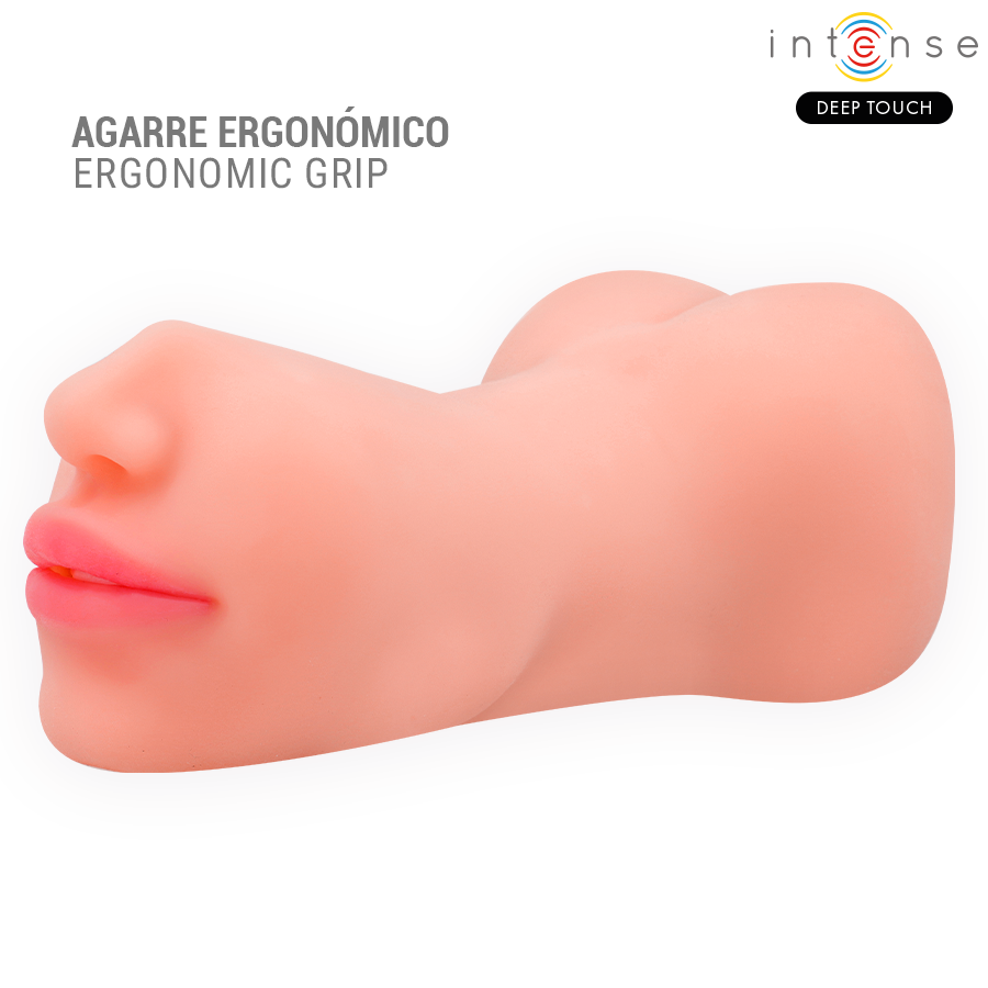 Masturbateur à double bouche et vagin hyperréaliste Deep Touch — INTENSE BODIES & MASTURBATORS