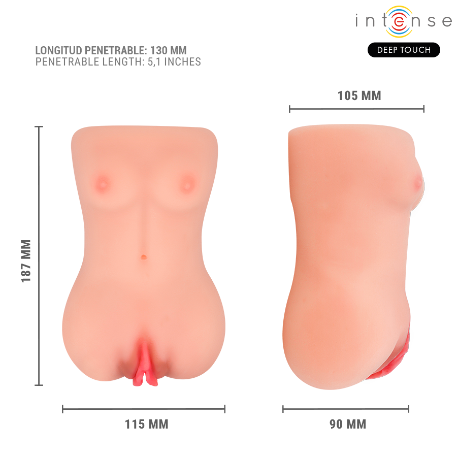 Masturbateur vibrant à succion Catherine avec voix — Intense Bodies & Masturbators