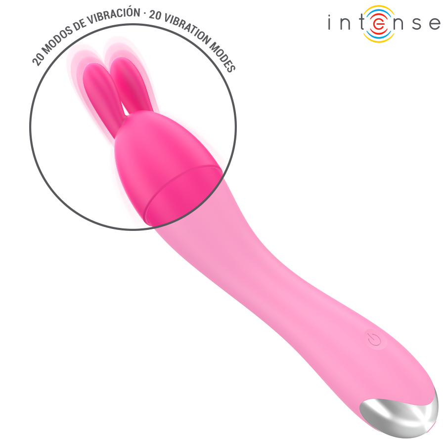 Vibrateur à têtes interchangeables avec 20 modes — INTENSE HIGH TECH