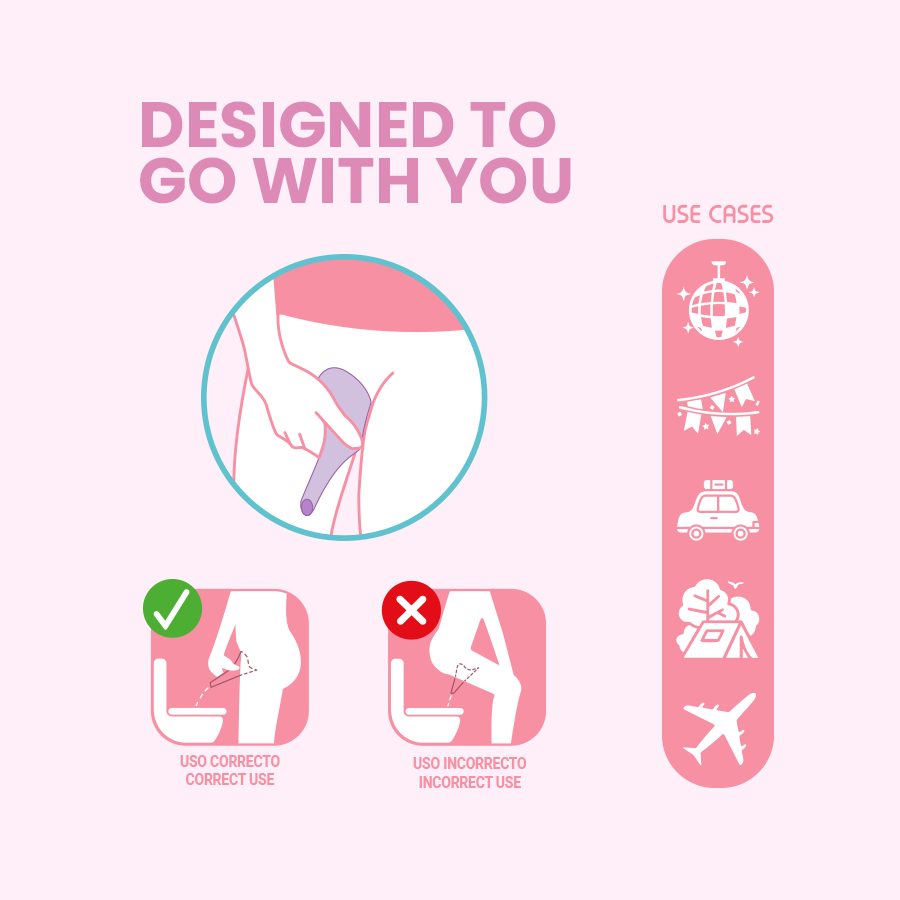 Urinoir portable jetable Kibi — INTIMICHIC