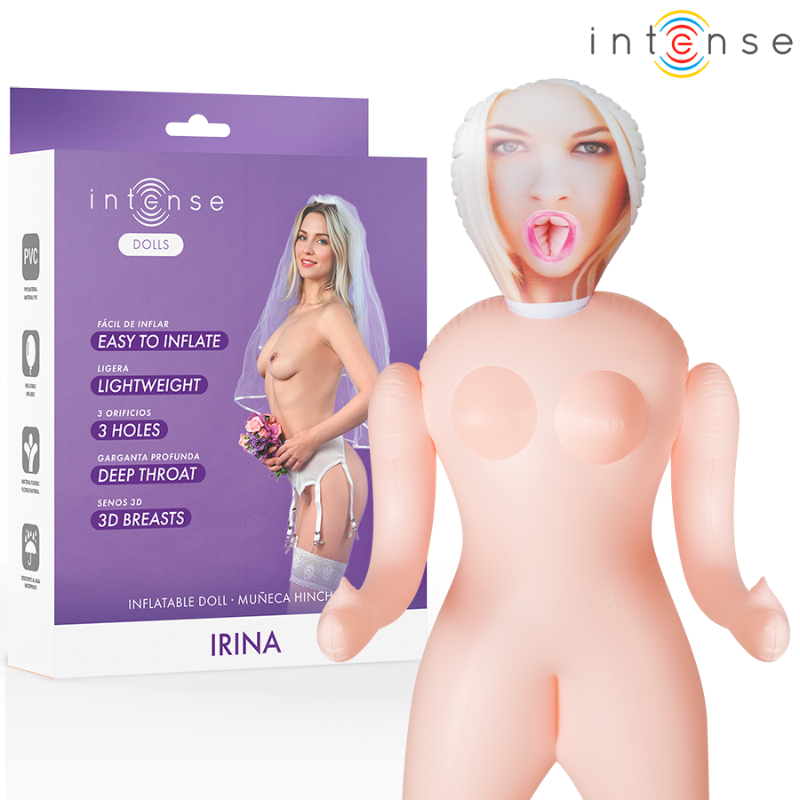 Poupée gonflable réaliste trois orifices Irina — INTENSE BODIES & MASTURBATORS
