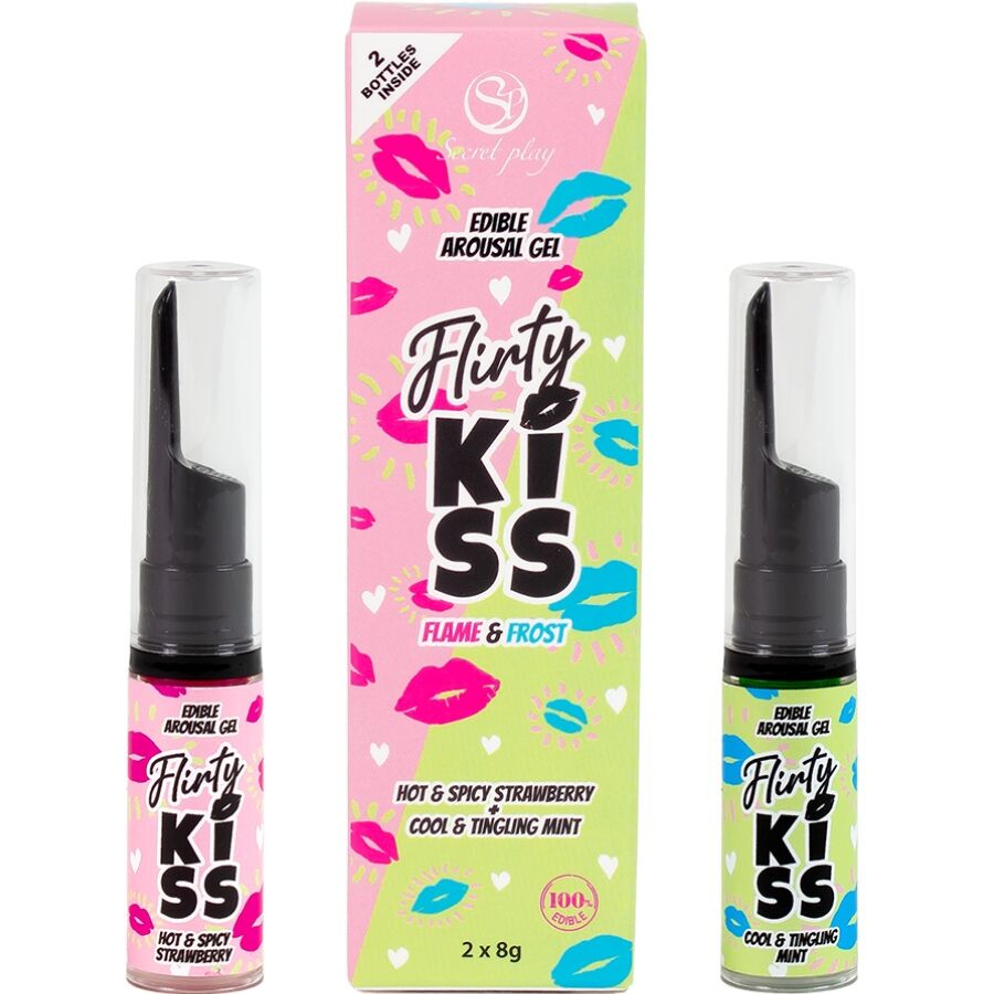 Duo de gels baisers chaud-froid fraise & menthe — SECRETPLAY COSMETIC
