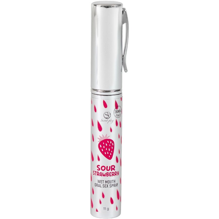 Spray buccal et gorge parfum fraise acidulée — SECRETPLAY COSMETIC