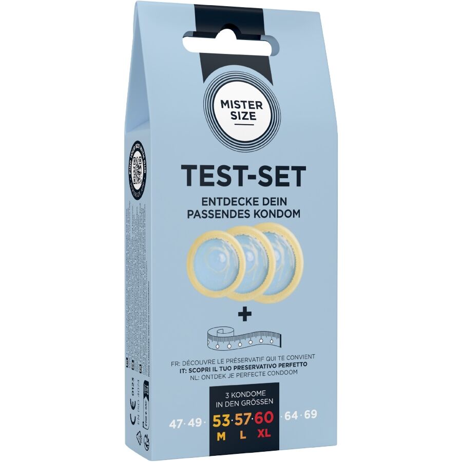 Kit découverte tailles de préservatifs 53, 57, 60 mm — MISTER SIZE