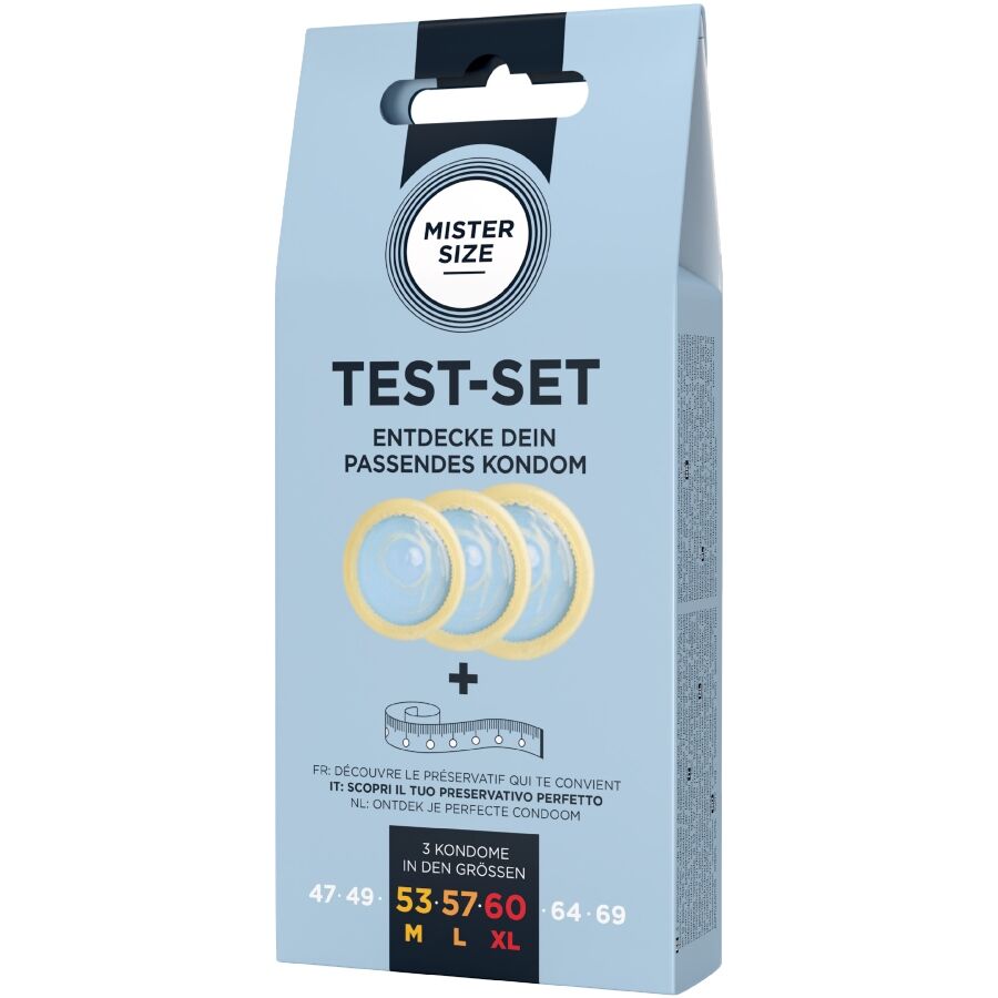Kit découverte tailles de préservatifs 53, 57, 60 mm — MISTER SIZE