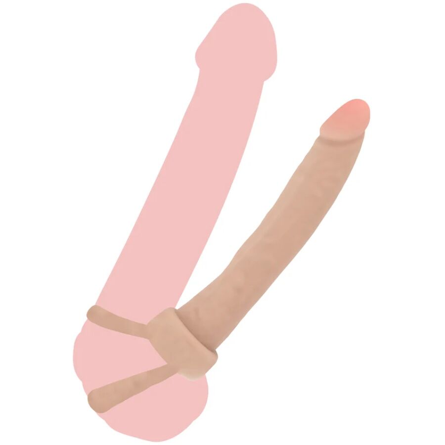 Plaisir anal double en silicone souple — GET REAL