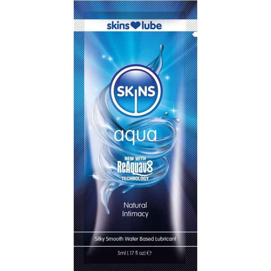 Lubrifiant aqua à base d'eau dose unique — SKINS