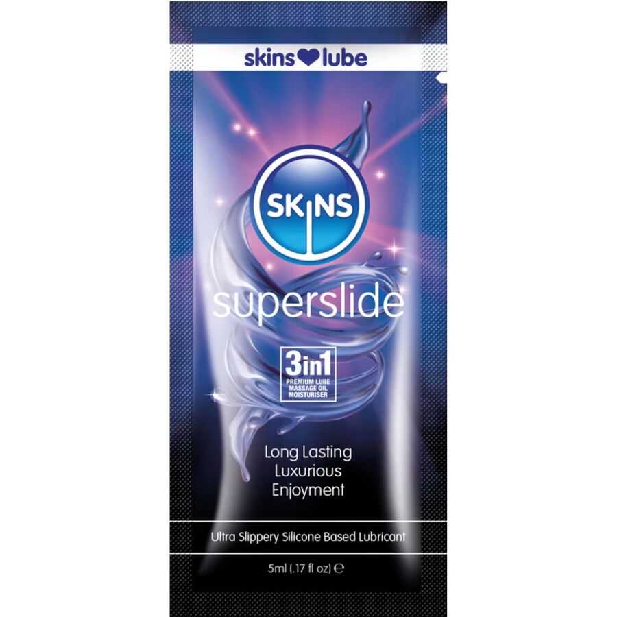Lubrifiant silicone longue durée en dose unique — SKINS