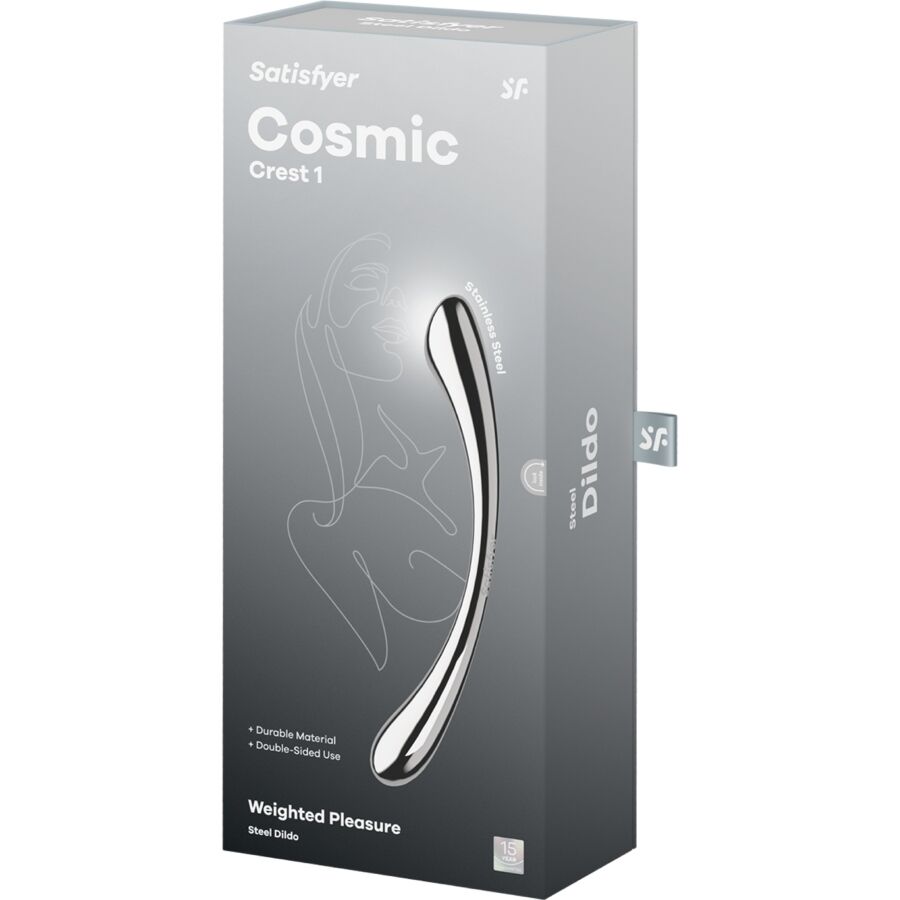 Godemichet double extrémité en acier inoxydable — SATISFYER