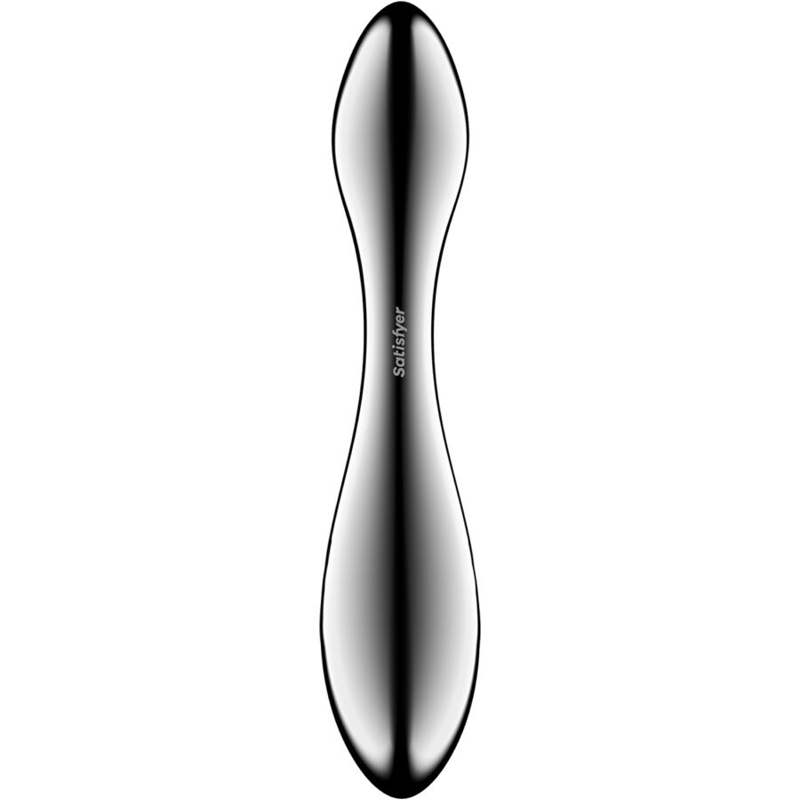 Godemiché double extrémité en acier inoxydable Pure Gravity 3 — SATISFYER DILDO