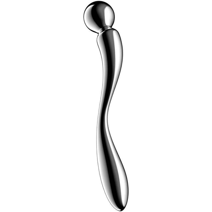 Godemichet double en acier inoxydable — SATISFYER DILDO