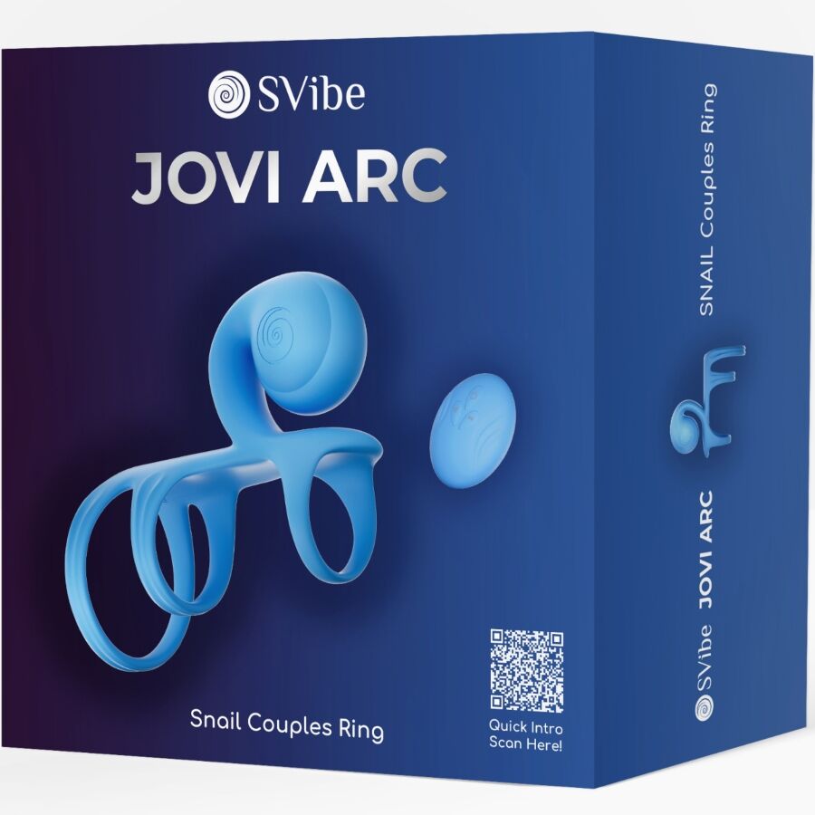 Anneau de couple vibrant ArcFit avec télécommande — SNAIL VIBE