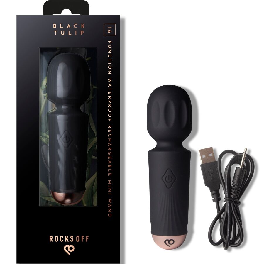 Mini vibromasseur tulipe rechargeable 16 fonctions — ROCKS-OFF