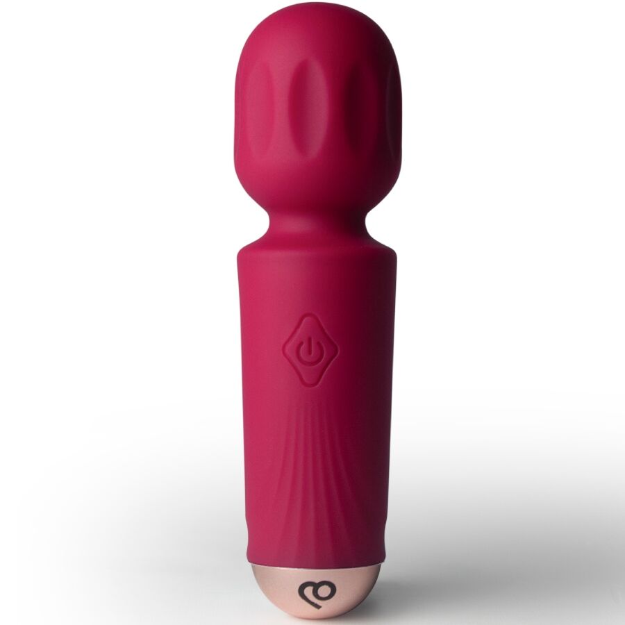 Mini vibromasseur rechargeable 16 fonctions rouge azalée — ROCKS-OFF
