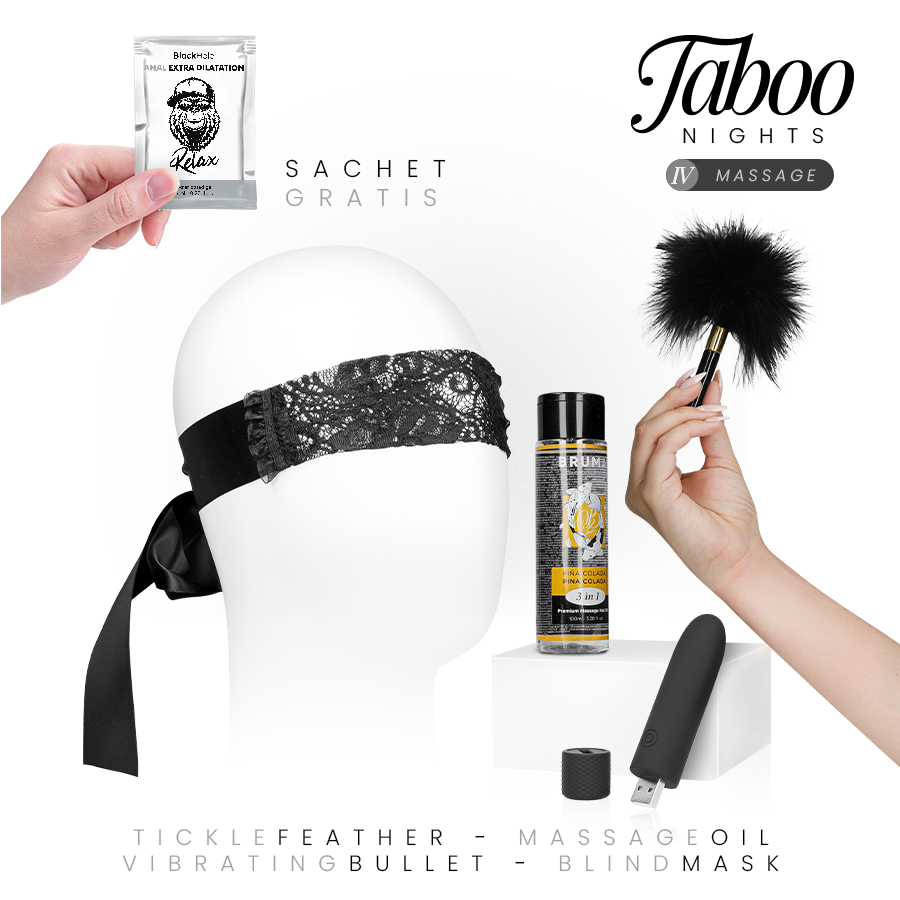 Coffret massage sensoriel 4 pièces — TABOO NIGHTS