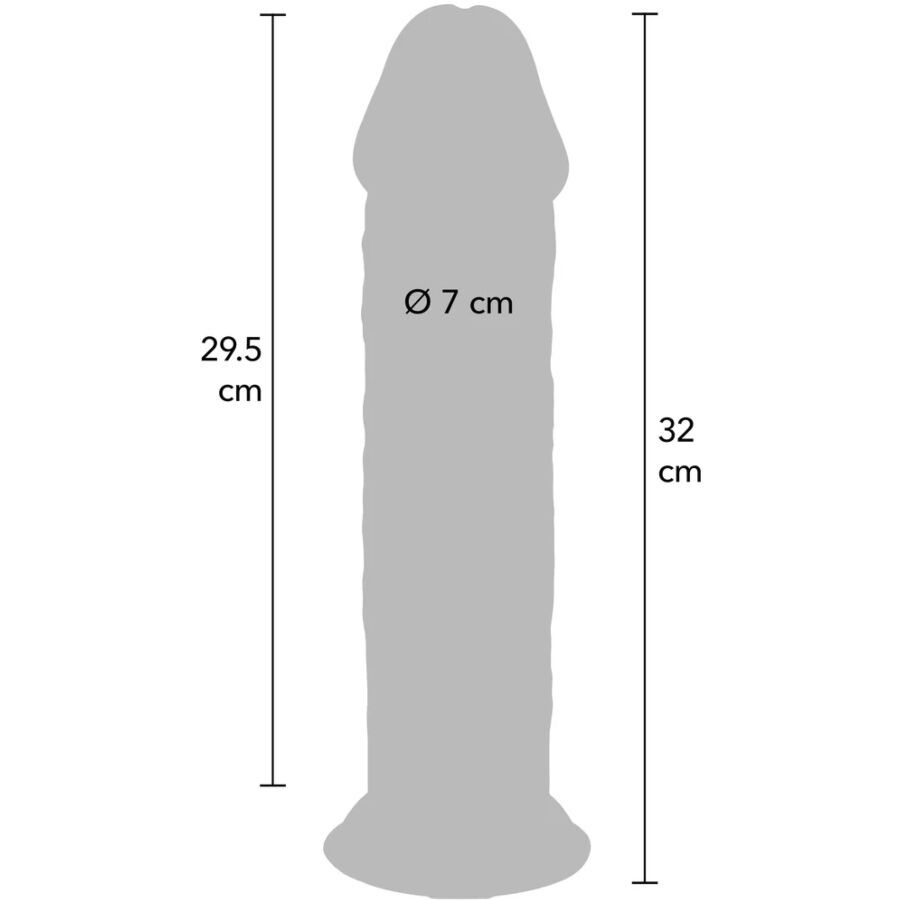 Godemichet double densité extra-épais 32 cm — GET REAL