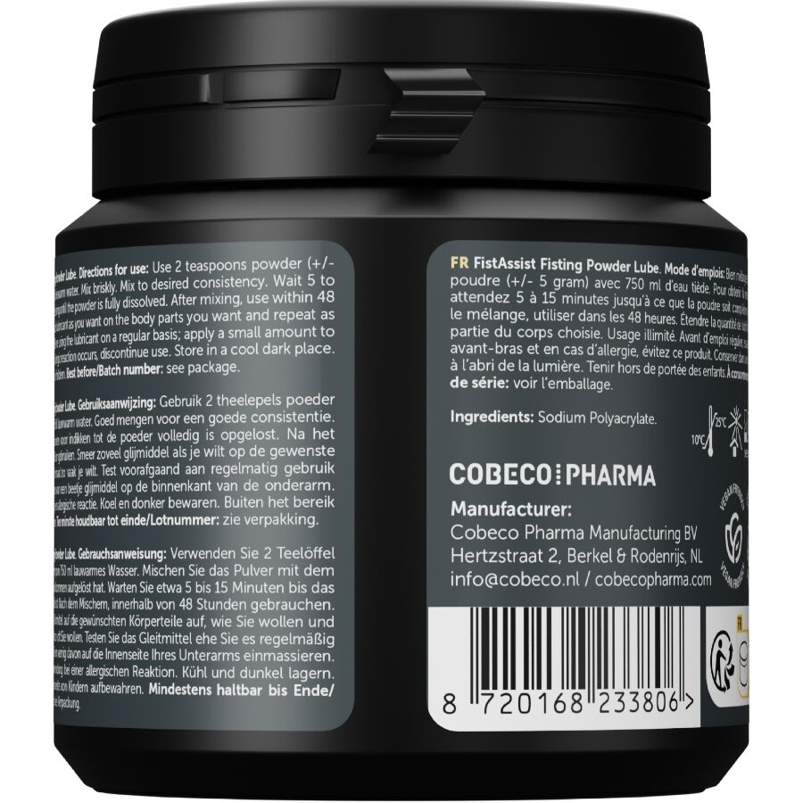 Lubrifiant en poudre à texture personnalisable — COBECO FIST ASSIST