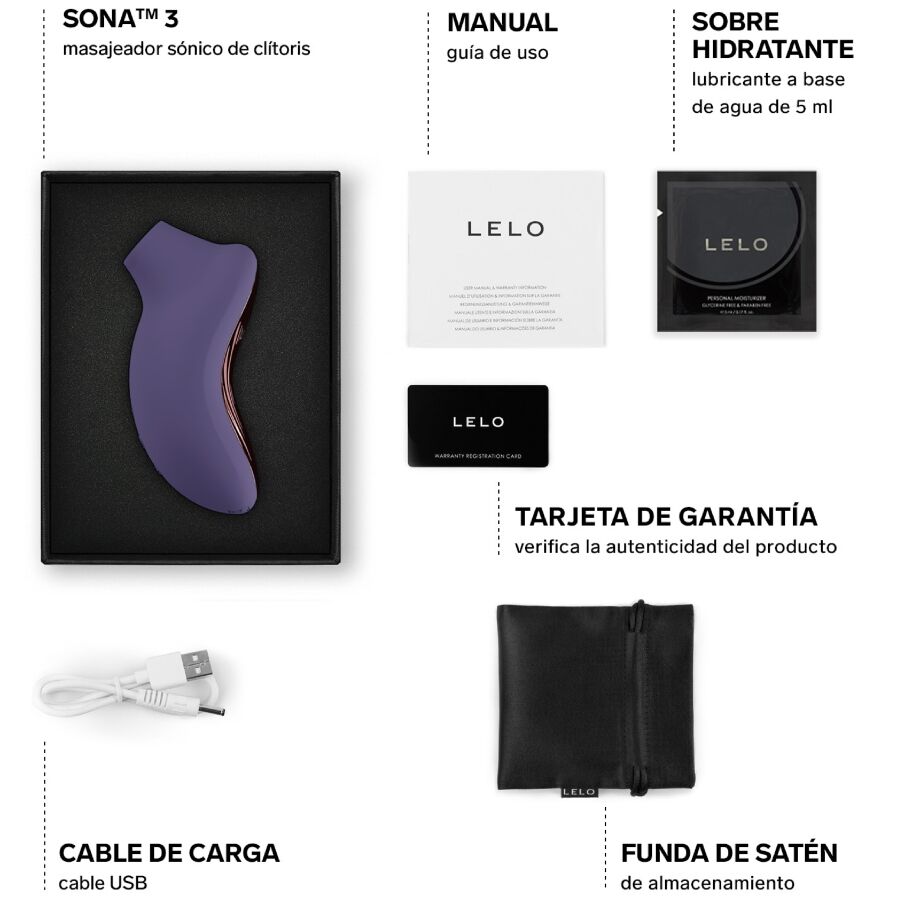 Stimulateur clitoridien sonique SenSonic Cyber Violet — LELO