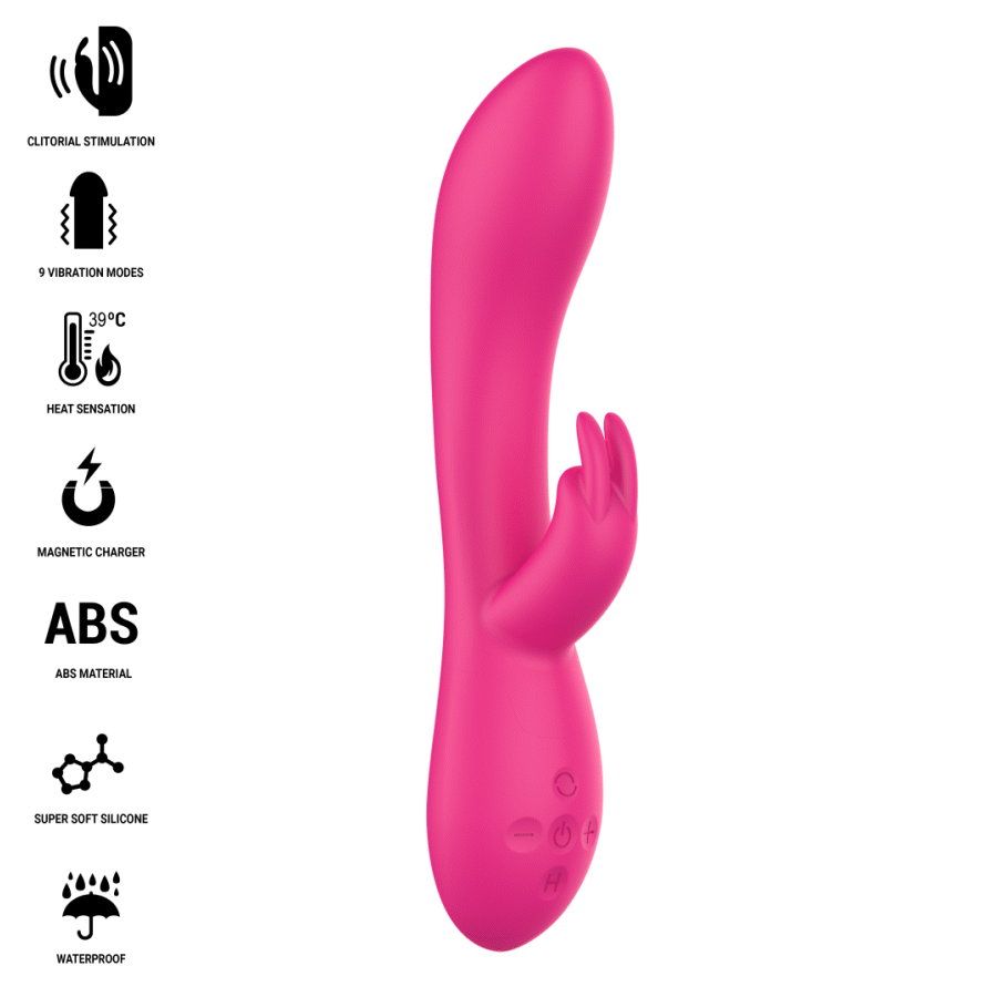 Stimulateur lapin chauffant vibrant — INTENSE HIGH TECH