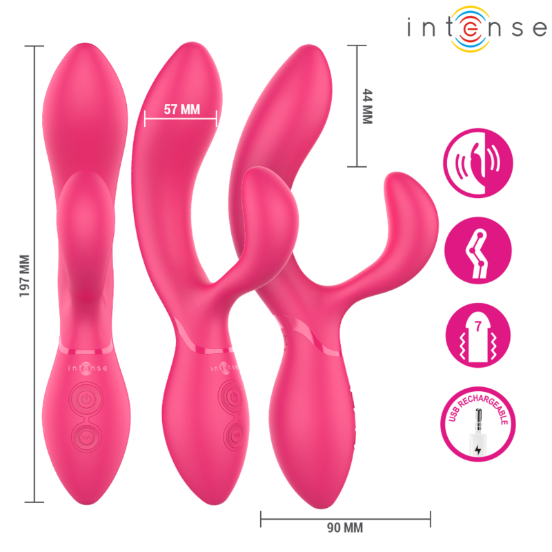 Stimulateur vibrant articulé intense Charly — INTENSE HIGH TECH