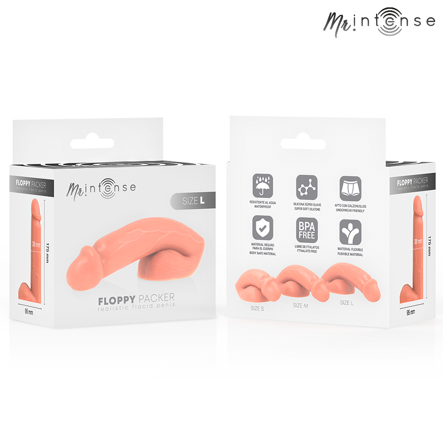 Packer réaliste ultra-doux avec testicules — MR. INTENSE DILDOS