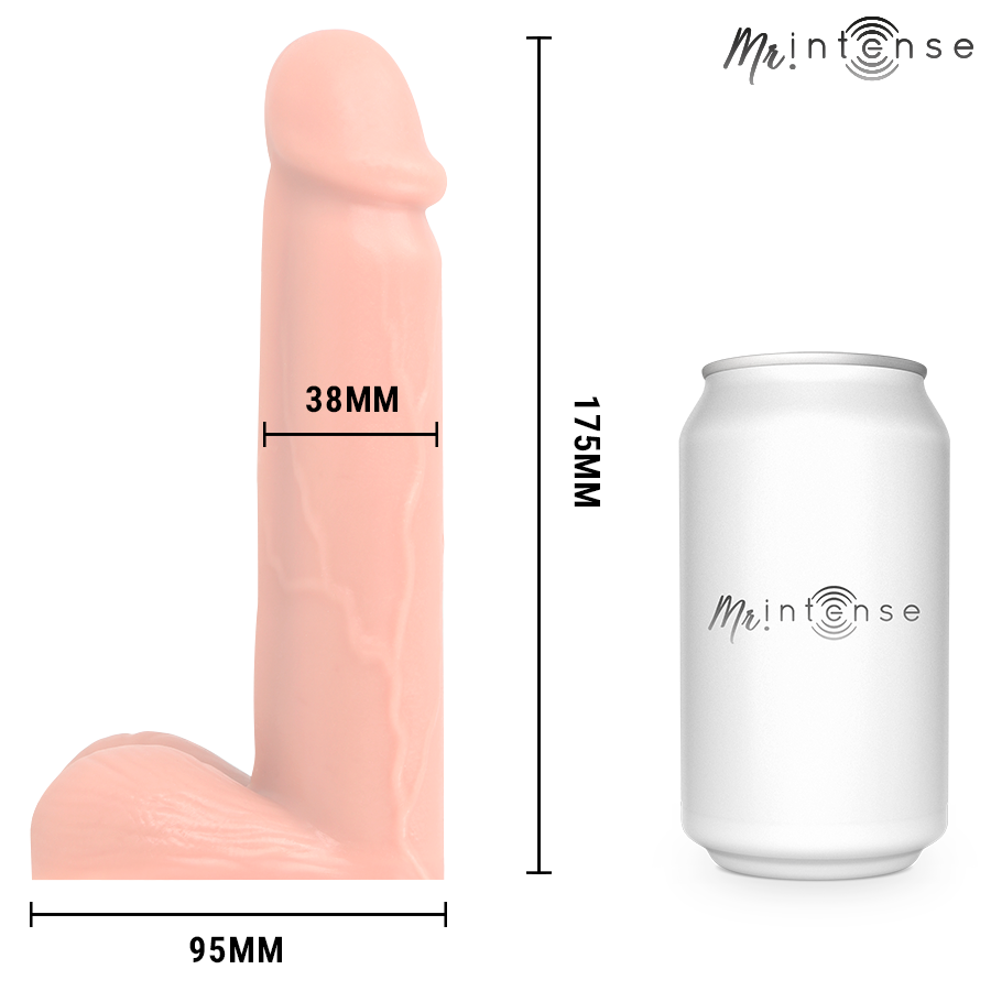 Packer réaliste ultra-doux avec testicules — MR. INTENSE DILDOS