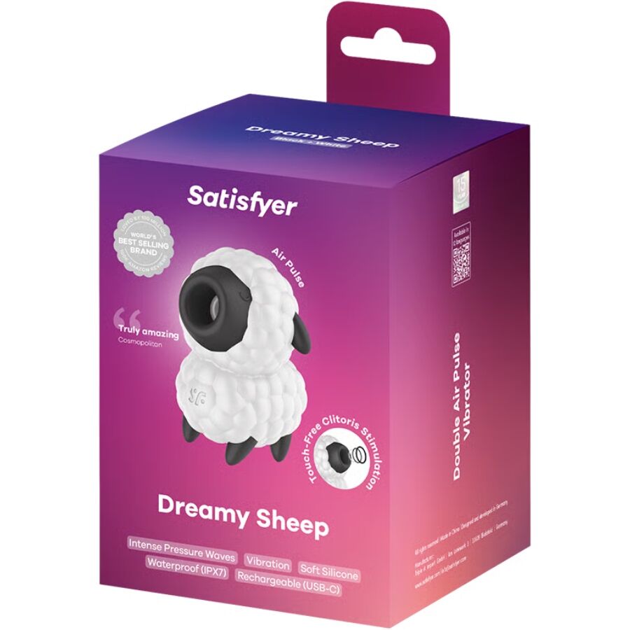Vibrateur et stimulateur clitoridien à air pulsé Mouton de Rêve — SATISFYER AIR PULSE