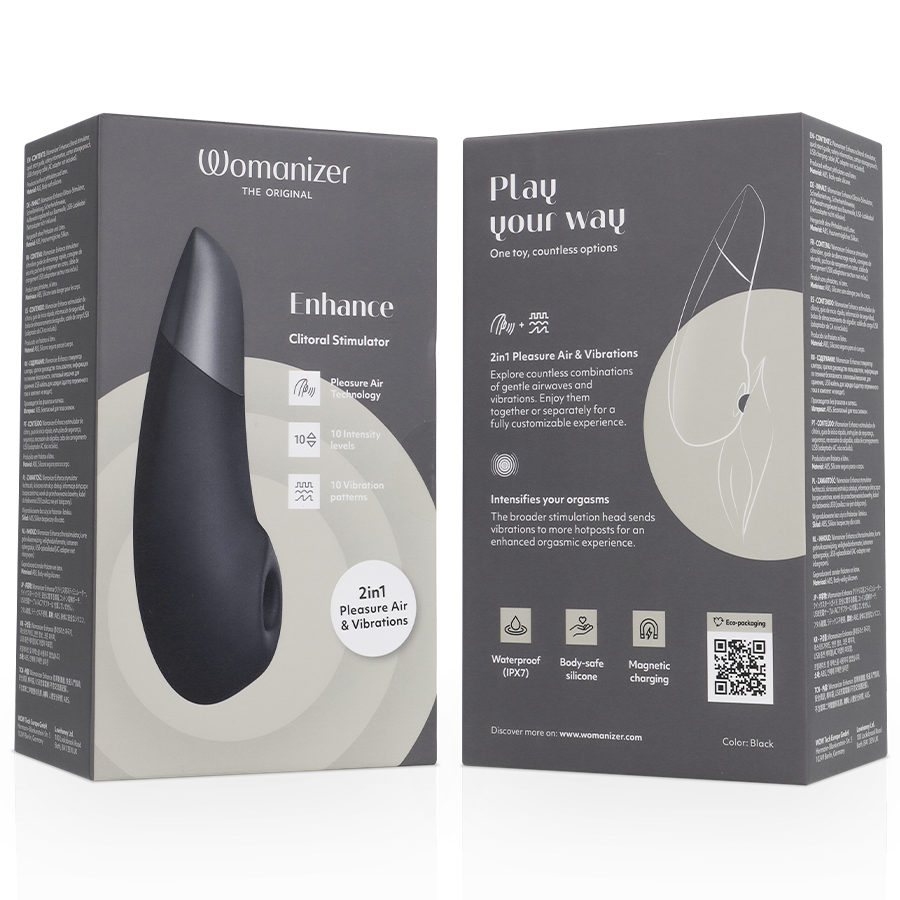 Stimulateur clitoridien 2-en-1 Pleasure Air & Vibrations — WOMANIZER