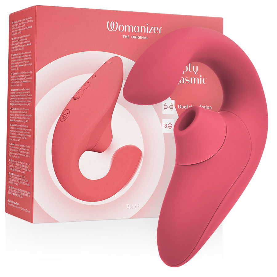 Vibromasseur lapin blend double stimulation — WOMANIZER