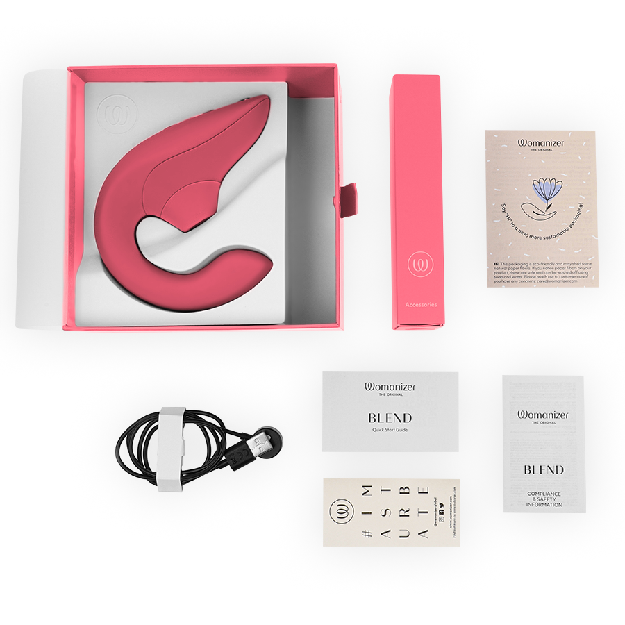 Vibromasseur lapin blend double stimulation — WOMANIZER