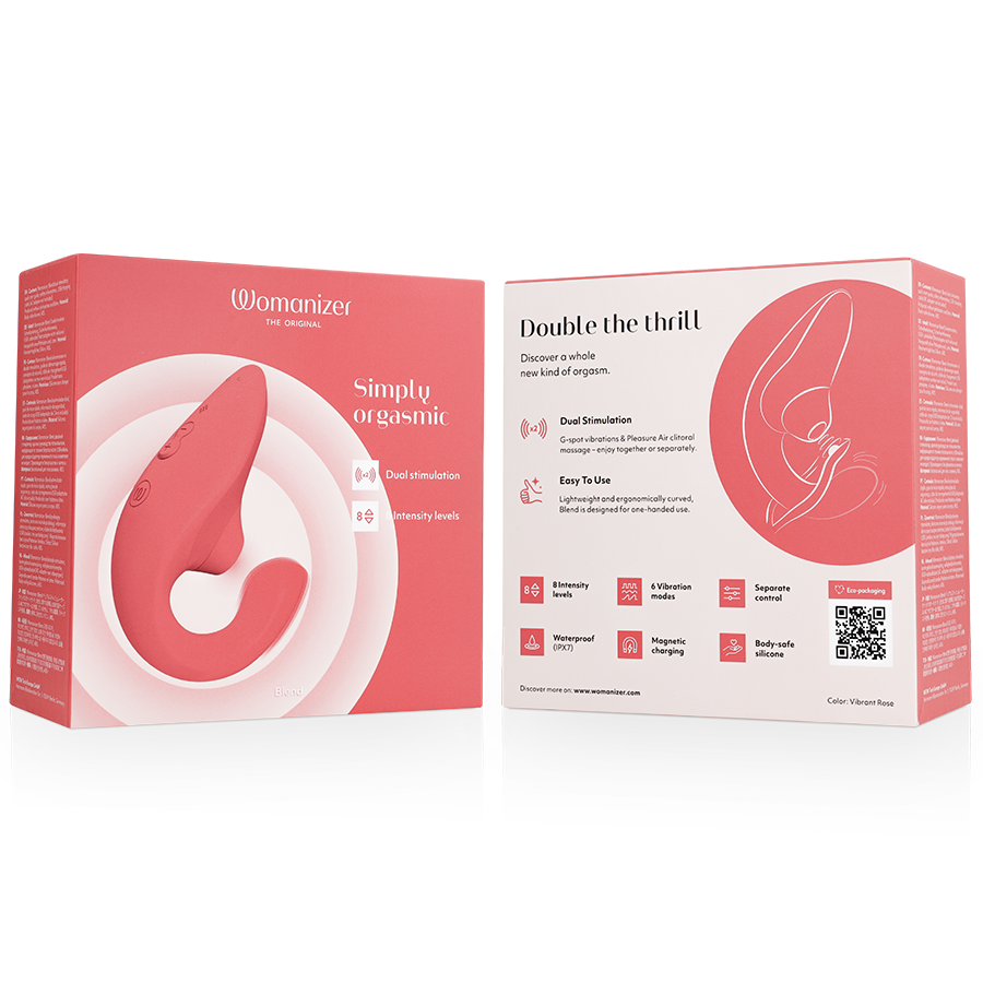 Vibromasseur lapin blend double stimulation — WOMANIZER