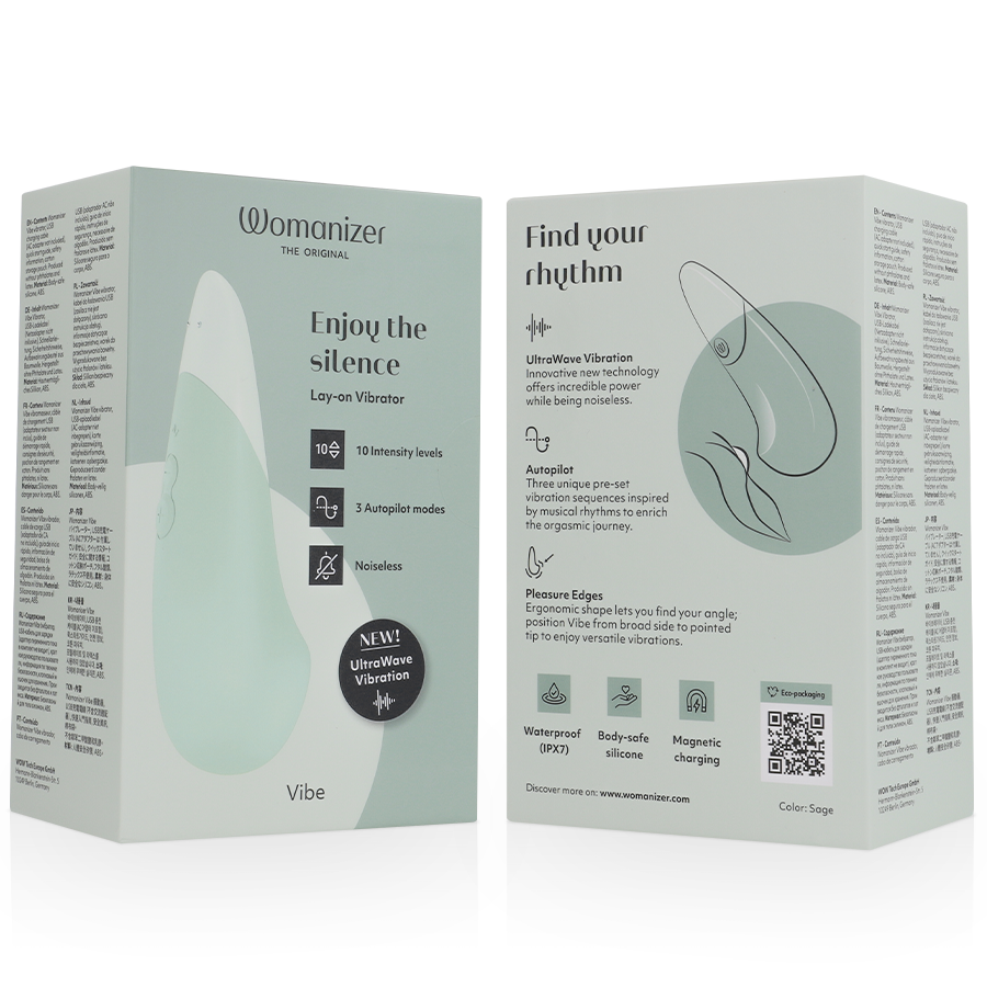 Vibromasseur silencieux Vibe Lay-On — WOMANIZER