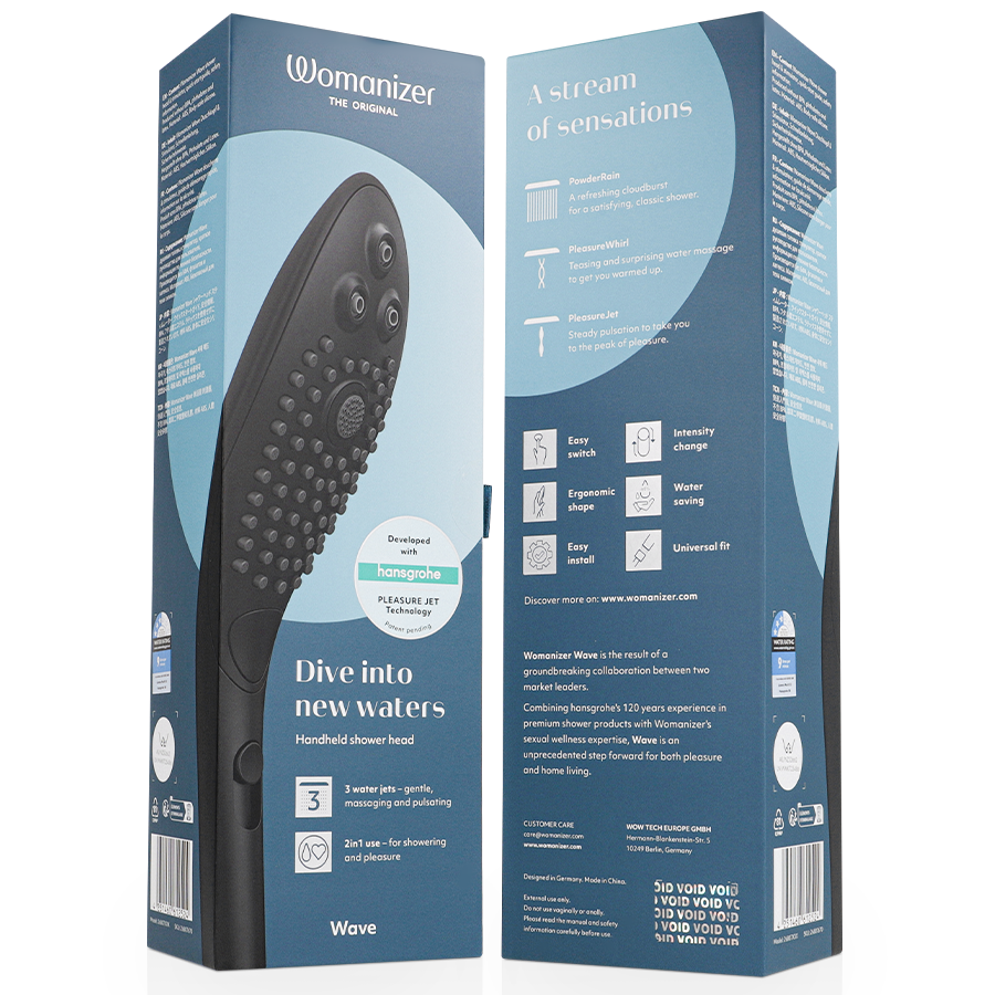 Pommeau de douche stimulant clitoridien Wave — WOMANIZER