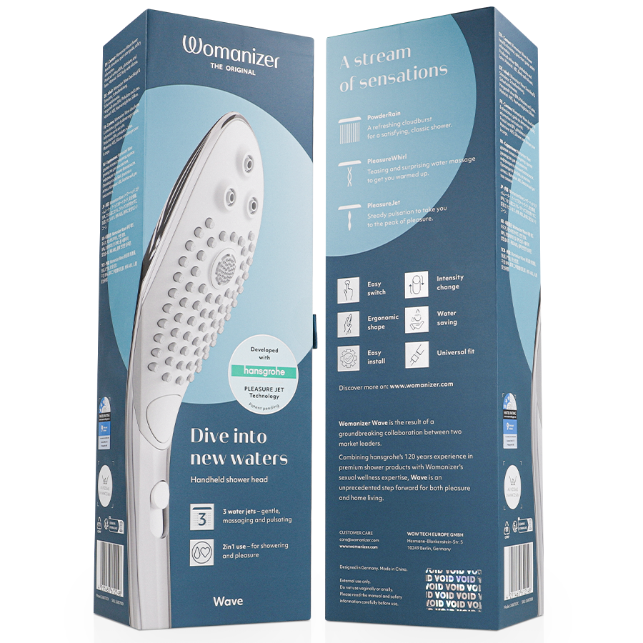 Pommeau de douche stimulateur clitoridien Wave — WOMANIZER