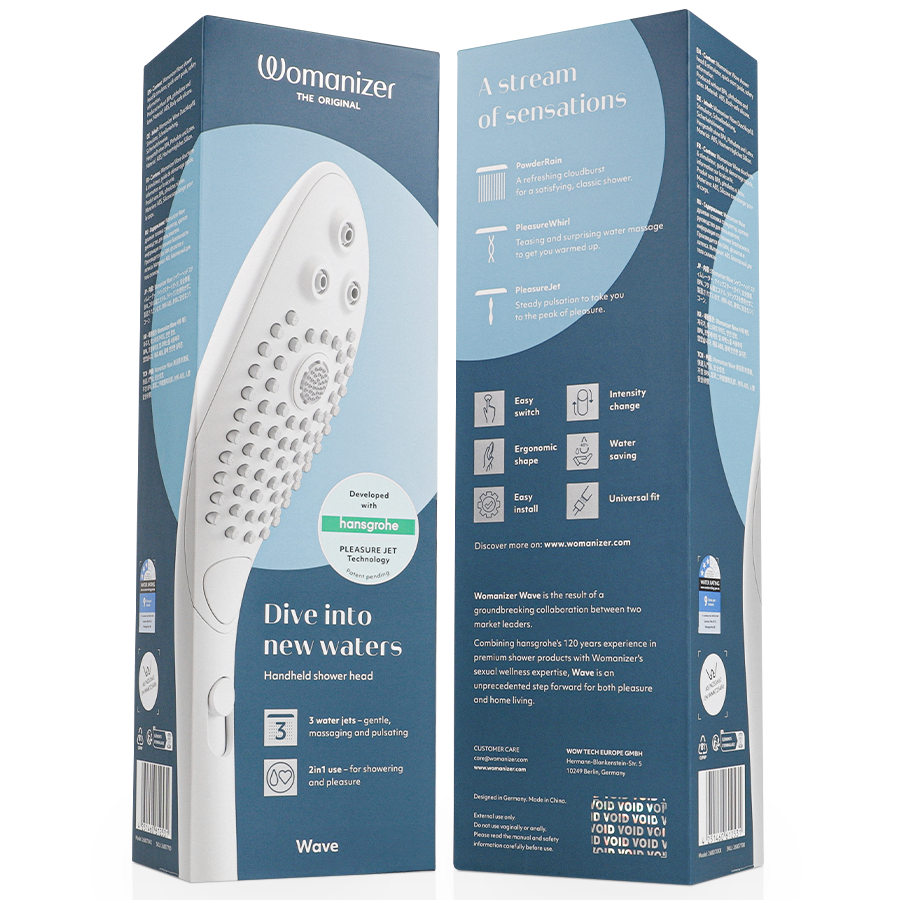 Pommeau de douche stimulant clitoridien Wave — WOMANIZER