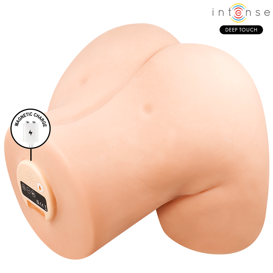 Masturbador vaginal realista com sucção, calor e vibrações — INTENSE BODIES & MASTURBADORES