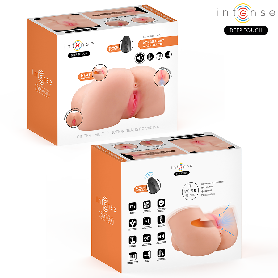 Immersive Vaginal Masturbator with Suction, Heat, Vibrations & Sound Effects — INTENSE BODIES & MASTURBATORS