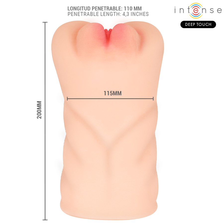 Deep Touch Vaginal Masturbator with Suction, Vibration & Vocal Sounds — INTENSE