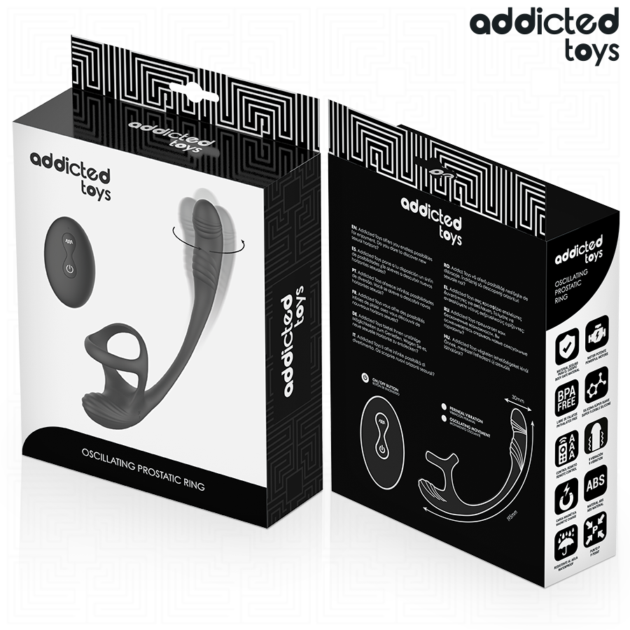 Plug anal vibrant avec ondulation 360° et stimulateur testiculaire — ADDICTED TOYS