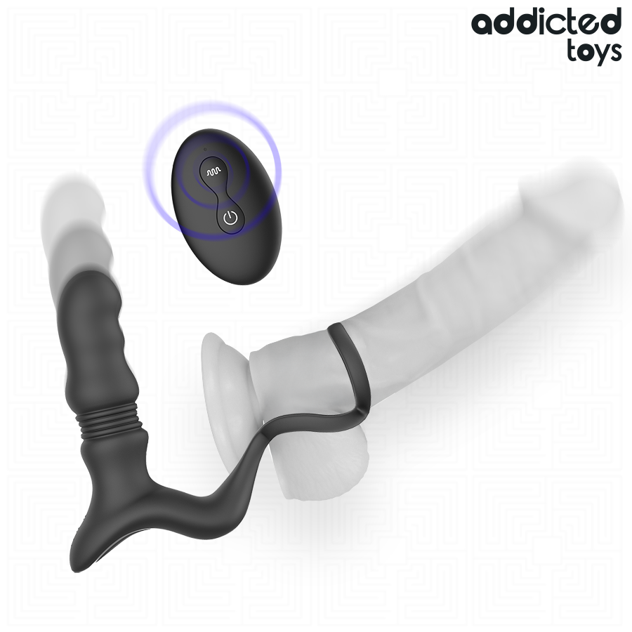 Masseur prostatique vibrant à poussée réglable — ADDICTED TOYS