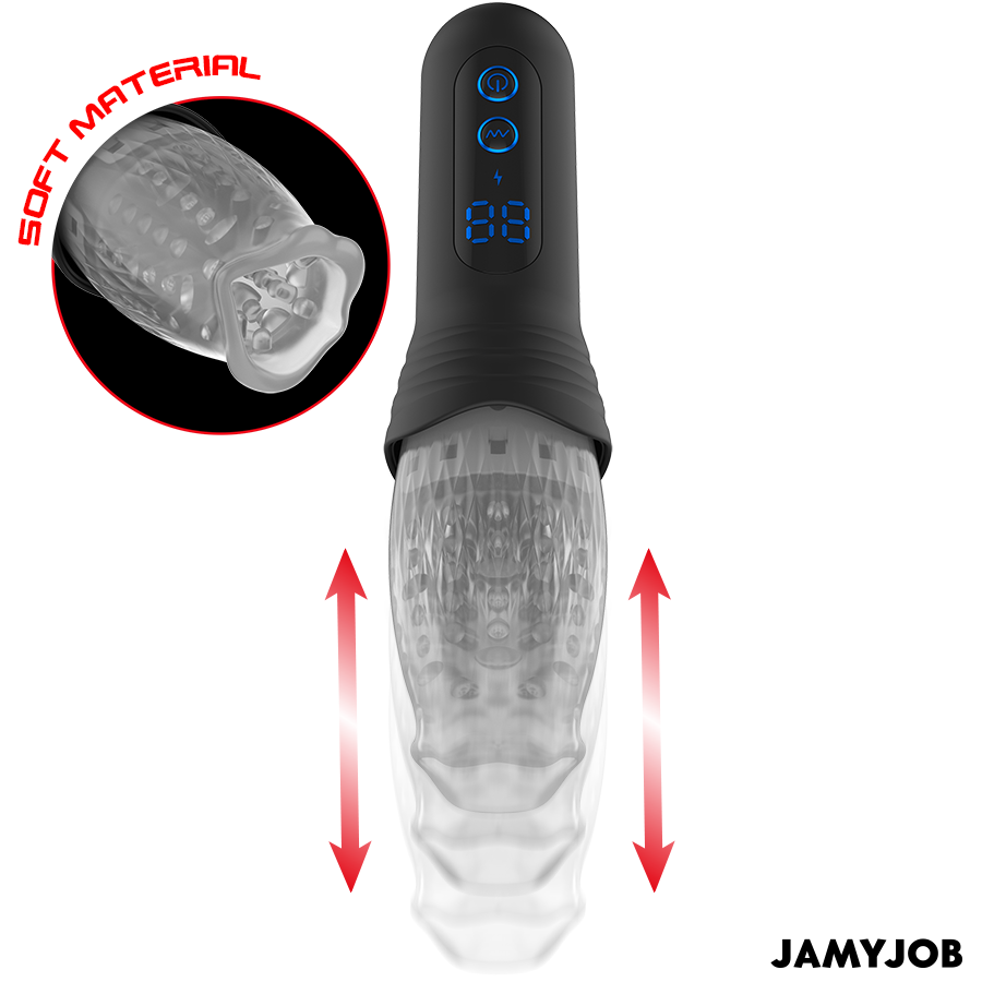 Masturbateur automatique à poussée et rotation — JAMYJOB