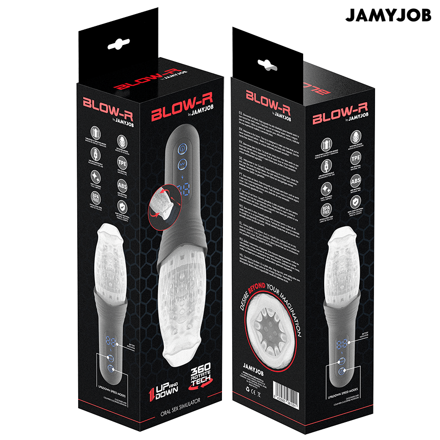 Masturbateur automatique à poussée et rotation — JAMYJOB