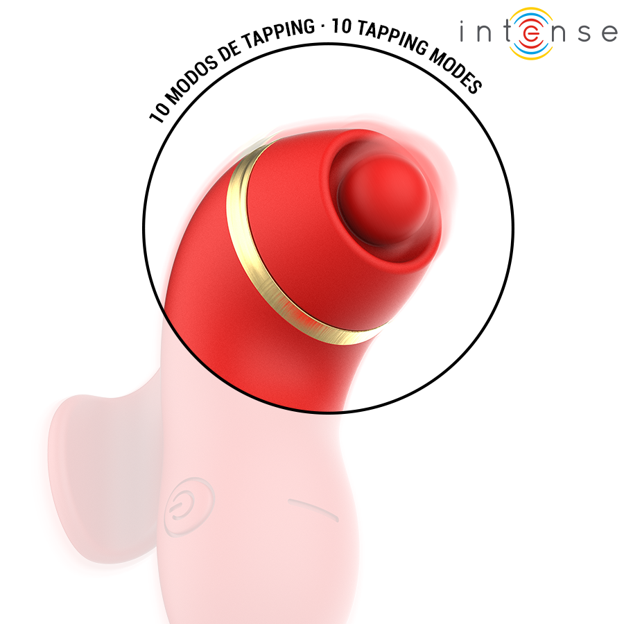 Stimulateur 4-en-1 : succion, tapotement, griffade et léchage — INTENSE HIGH TECH