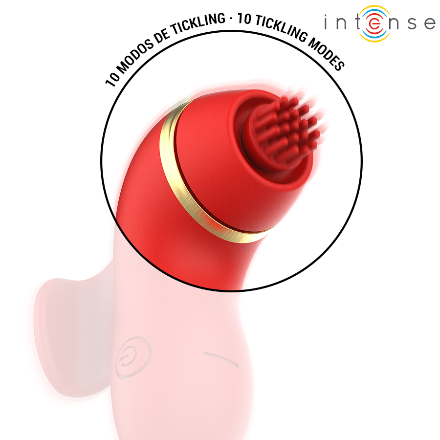 Stimulateur 4-en-1 : succion, tapotement, griffade et léchage — INTENSE HIGH TECH