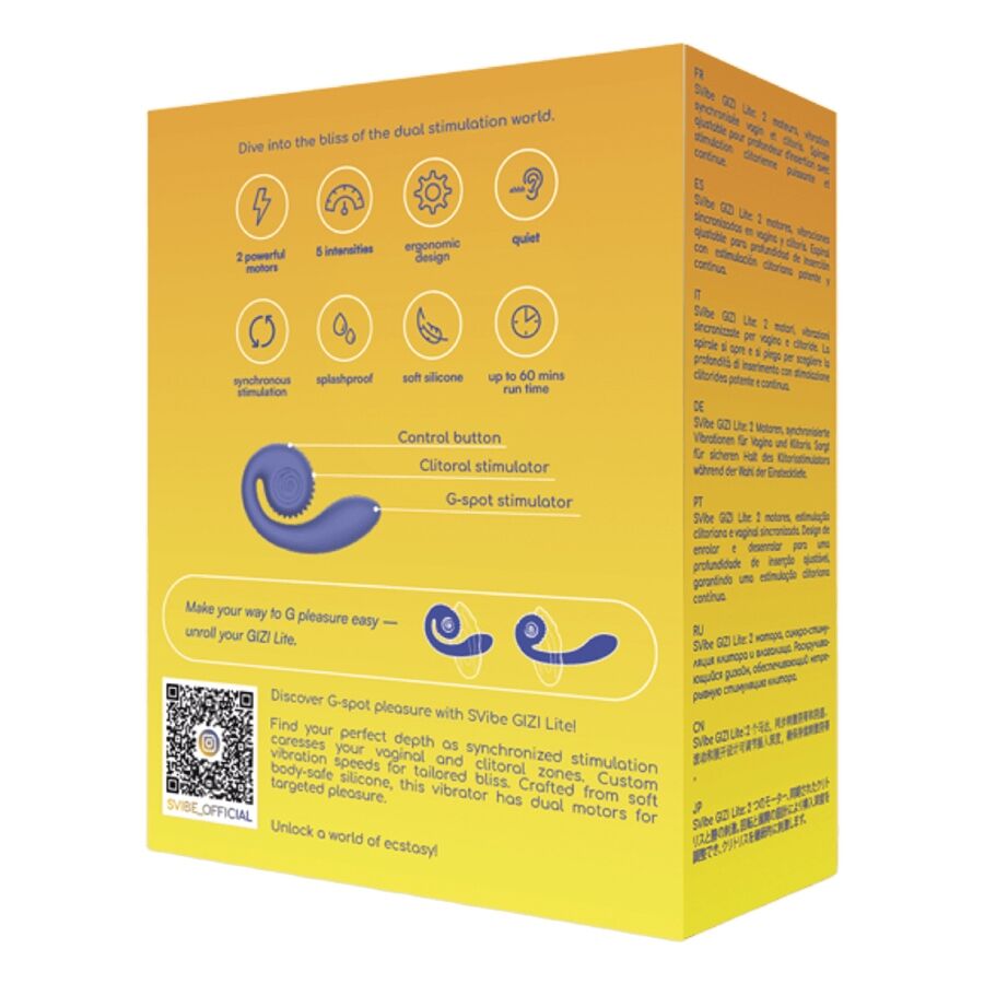 Vibrateur double stimulation point G et clitoris — SNAIL VIBE