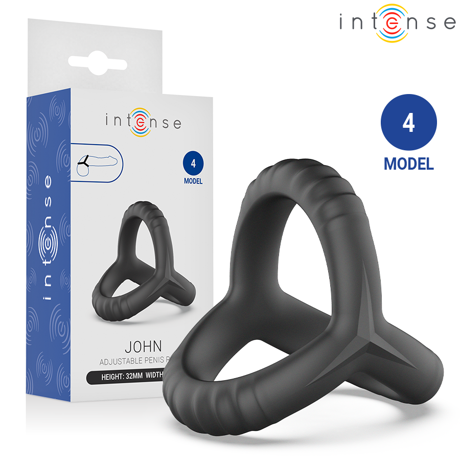 Anneau pénien triple ajustable — INTENSE FOR HIM