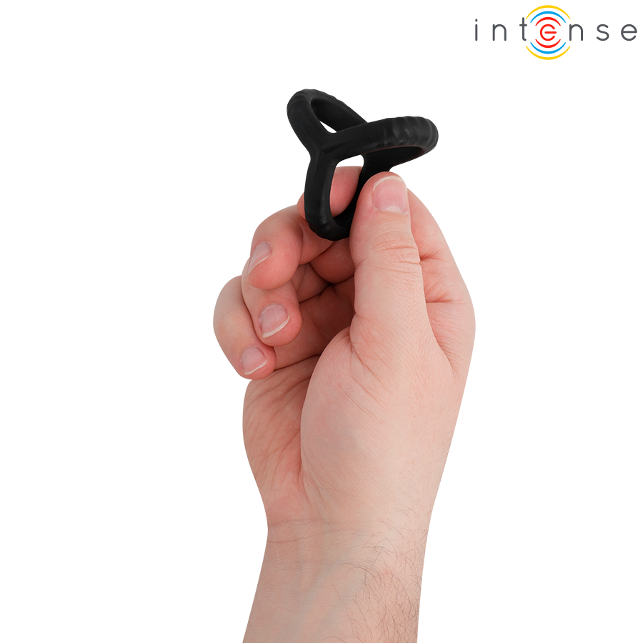 Anneau pénien triple ajustable — INTENSE FOR HIM