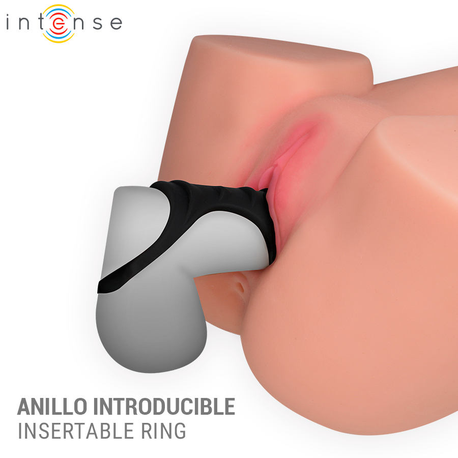 Anneau pénien double avec extension — INTENSE FOR HIM