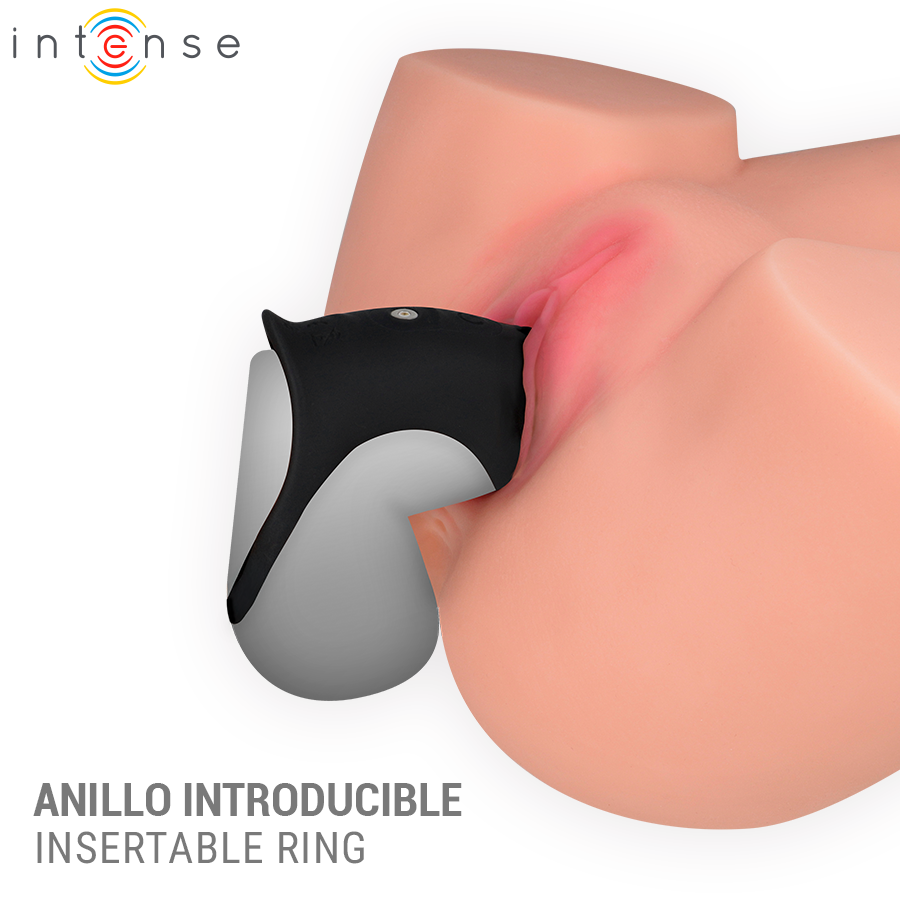 Anneau pénien vibrant réglable avec extension — INTENSE FOR HIM