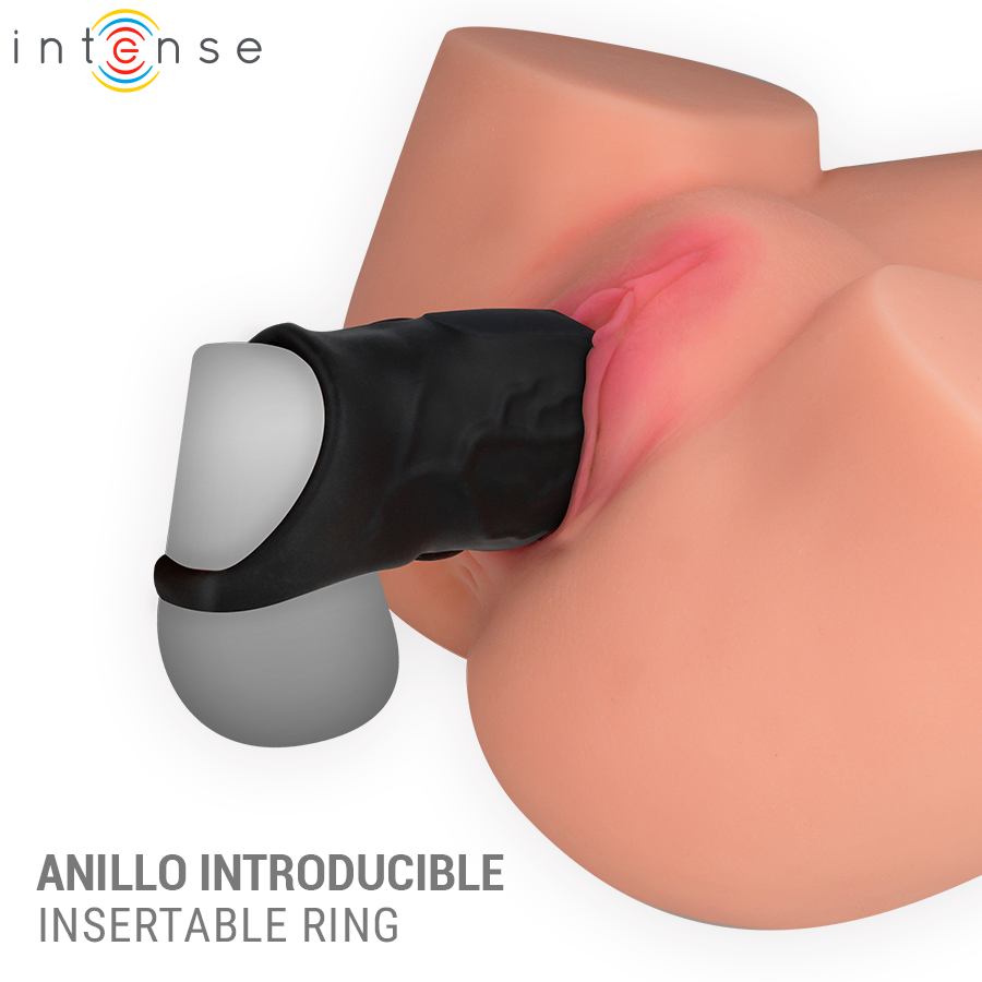 Anneau pénien vibrant texturé — INTENSE FOR HIM